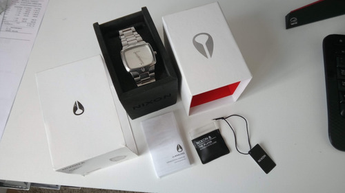 Relógio Nixon Player Silver Com Diamante - Original