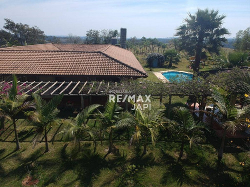 Chácara 2 Dormitórios À Venda, 145000 M² Por R$ 2.000.000 - Rio Acima - Jundiaí/sp - Ch0108