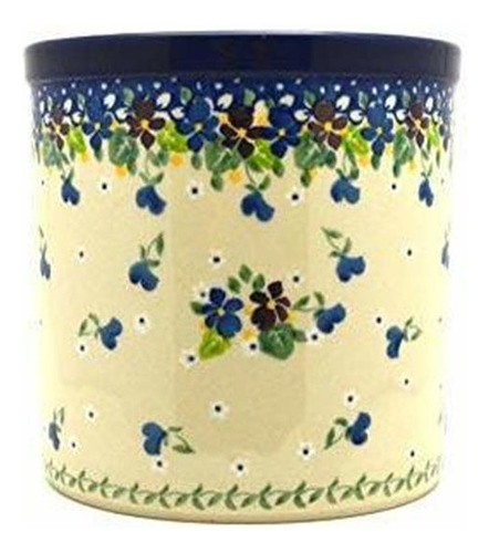 Polish Pottery U Il Holder - Plum