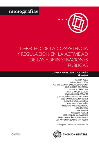 Derecho De La Competencia Y Regulacion Actividad Administrac