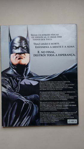 Livro Batman Guerra Ao Crime Dc Comics Ano 2000 M646 | Parcelamento sem  juros
