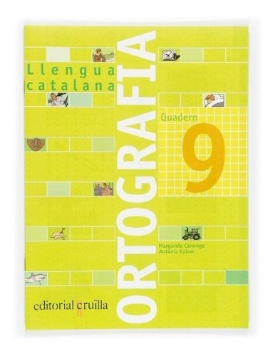 Quadern Ortografia 9. Llengua Catalana - 9788466110969
