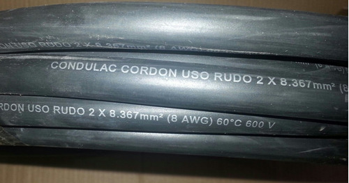 Cable St 2x8 Marca Condulac 100%cobre