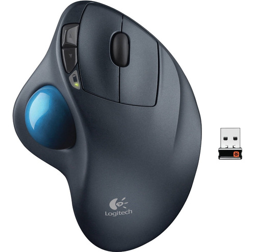 Mouse Logitech M570 Wireless Trackball Gray/blue 910-001799