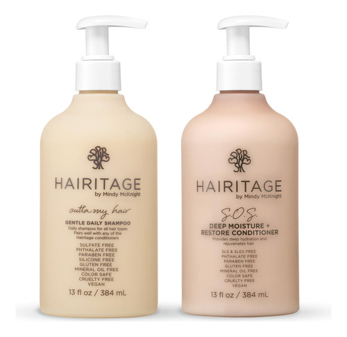 Conjunto De Shampoo E Condicionador Hairitage Outta My Hair