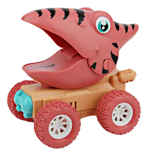 Lindo Coche De Dinosaurios Modelo De Aprendizaje Tire Hacia