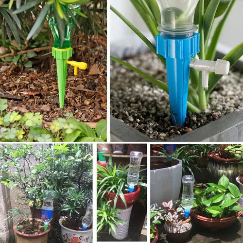 Sistema Automático De Riego Por Goteo Con Pico De Riego Au