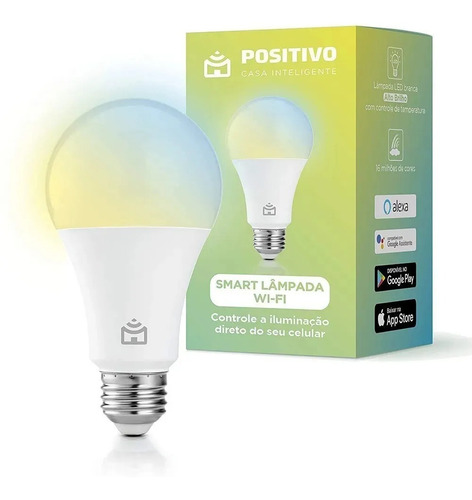 Lampada Led Inteligente Rgb Android Smart Wifi Alexa Bivolt
