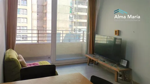 Arriendo Depto. Amoblado 2d 1b 1e 1b Metros Línea 2,3 Y 5