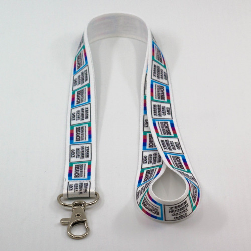 Imagen 4 de 10 de Cintas Blancas Logo Full Color Simple Faz Zamak Pack 50u