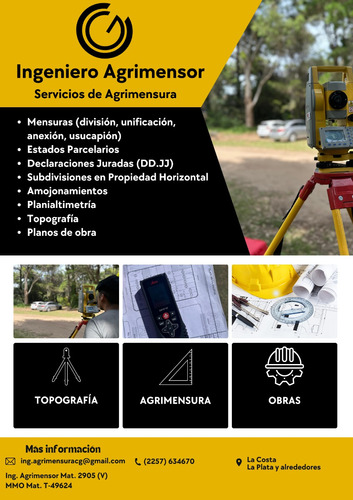 Ingeniero Agrimensor - Provincia De Buenos Aires 