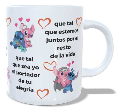  Taza San Valentin Stich 11 Oz