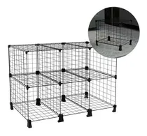 Comprar Estante Aramada Livros Sapatos Organizador Profundidade 40cm Cor Tela Preta com Conectivo Preto