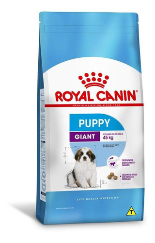 Alimento Royal Canin Size Health Nutrition Giant Puppy para cão filhote de raça gigante sabor mix em sacola de 15kg