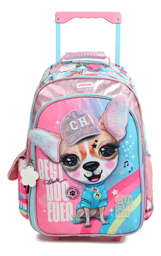 Mochila Carrito Chihuahua Dog 16 Pulgadas Chimola Personajes