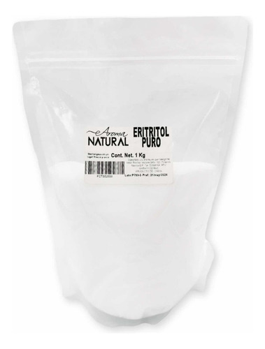 Eritritol Puro 1 Kg Erythritol Endulzante Natural Premium