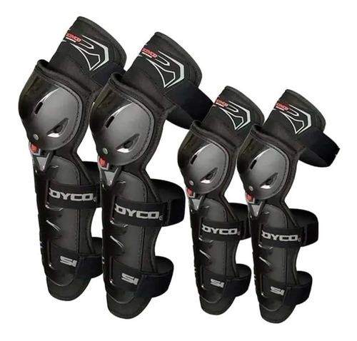 Imagen 2 de 7 de Rodilleras + Coderas Scoyco K11 Kit De Proteccion Moto