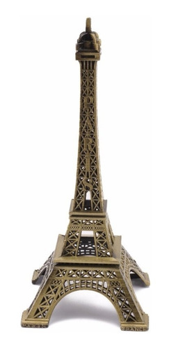 10 Torre Eiffel Francia 25 Cm De Metal Con Caja La Plata