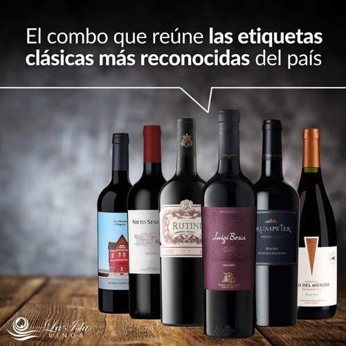 Imagen 2 de 10 de Vino Rutini + Trumpeter + Luigi + Nieto + Fin Del Mundo- Mix