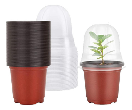 2 X 10x Vasos De Berçário De Plantas, Recipientes De