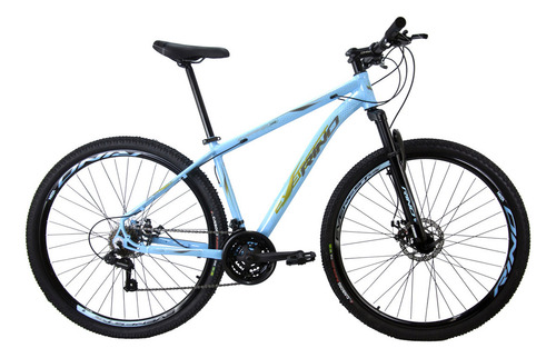Bicicleta Rino Everest Aro 29 Freio Disk Cambios Shimano 24v Cor Azul Tamanho do quadro 17