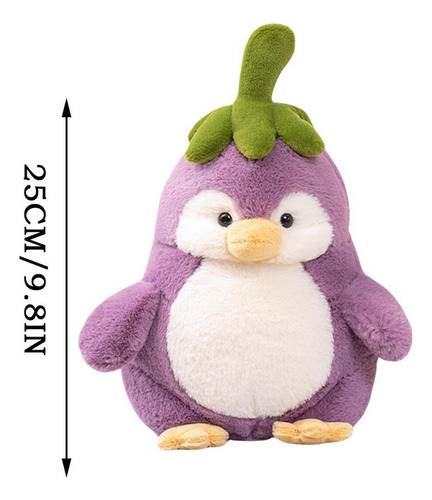 Clm Penguin Animal Relleno Penguin Relleno Berenjena De