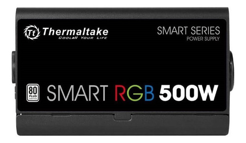 Fuente Thermaltake Smart Rgb 500w Atx 127v Negra Black