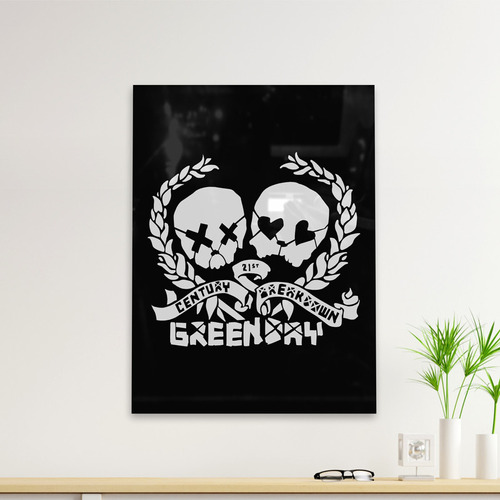 Cuadro Deco Green Day 21st Century (d0361 Boleto.store)