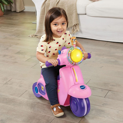 2-in-1 Map And Go Scooter Vtech For Toddlers Pink