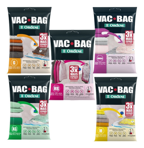 Vac Bag Combo Bolsas Al Vacío Para Ropa Acolchados 