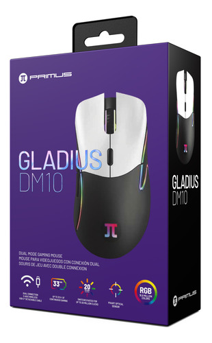 Gladius Dm10, Inalámbrico, 10000 Dpi, Rgb, Usb-c Rgb