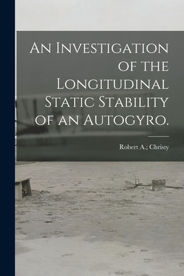 Libro An Investigation Of The Longitudinal Static Stabili...