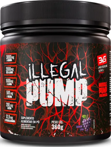 Pré-Treino Illegal Pump 3VS 360g Uva