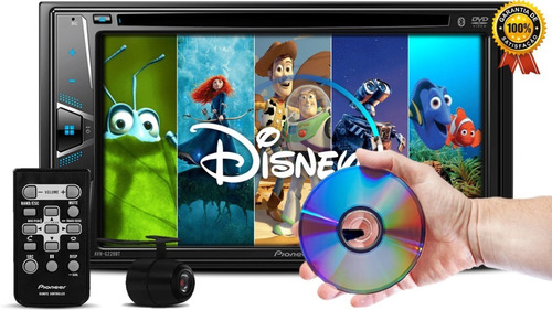 Imagem 1 de 9 de Central Multimídia Dvd Pioneer 2 Din Avh-a228bt + Câmera Ré