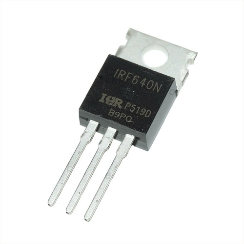Transistor Mosfet Irf640, Canal N, 200v, 18a, 150w, To-220