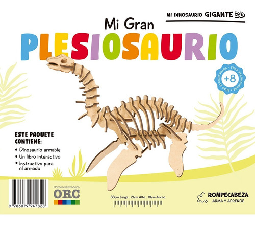 Plesiosaurio - Mi Dinosaurio Gigante 3d