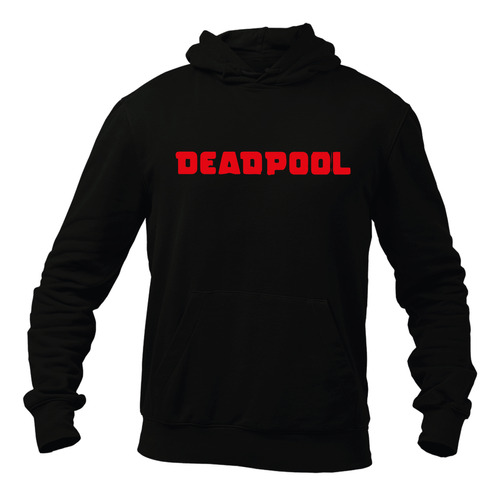 Poleron Estampado Con Diseño Dead Pool Ambos Lados