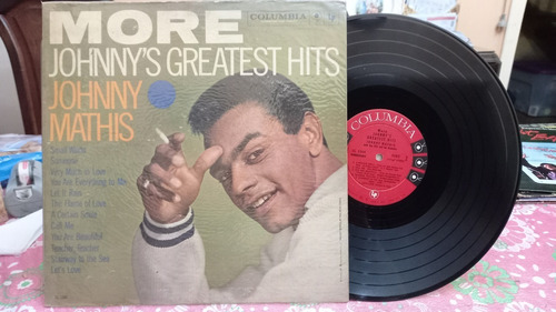 Johnny Mathis More Johnny's Greatest Hits Lp Vinilo Usa Ex+