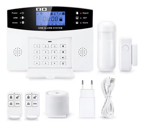 Kit Alarma Seguridad Inteligente Gsm 4g Wifi Tuyasmart