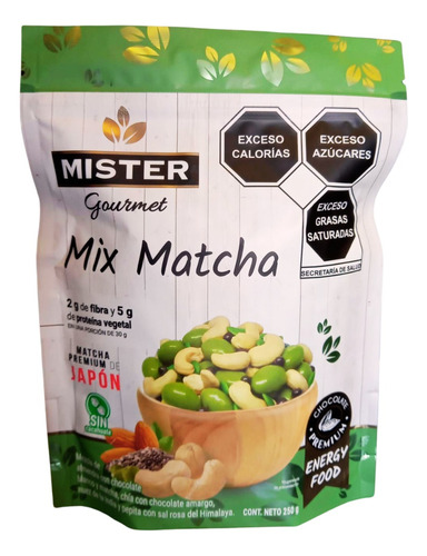 Mix De Nueces Con Chocolate Y Matcha Premium Mister 250 G