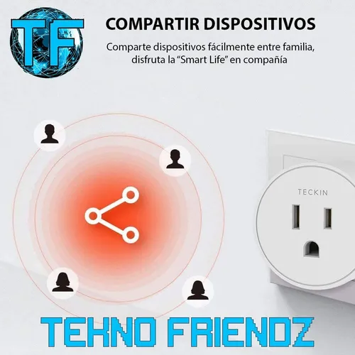 Enchufe Inteligente 4u Wifi Teckin Sp10 Alexa Y Google Home