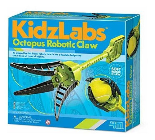 Juego Educativo De Cienci 4m 403434 Kidzlabs-octopus Robotic