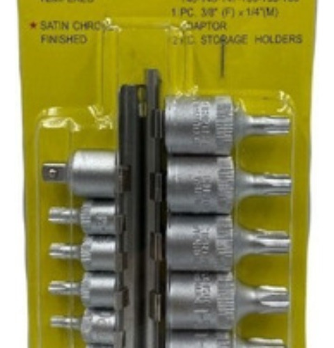 Juego De Dados Torx Macho 15 Piezas Uyustools