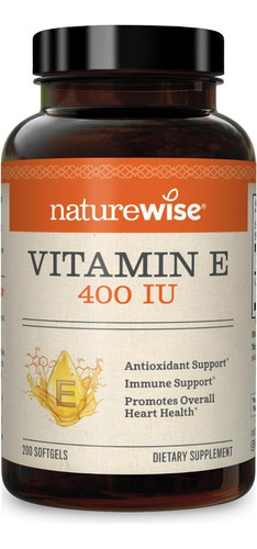 Vitamina E 400 Iu Naturewise 200 Softgel