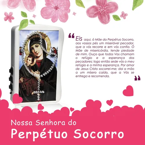 Terço Eletrônico Com Audio Perpétuo Socorro
