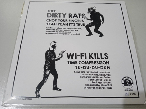 Ep Compacto Wi-fi Kills / Thee Dirty Rats - Perfeito Estado (Usado)