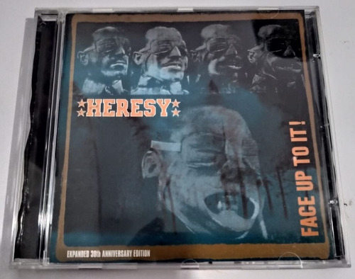 Cd Heresy - Face Up To It! Remasterizado Ed. 30 Aniversário