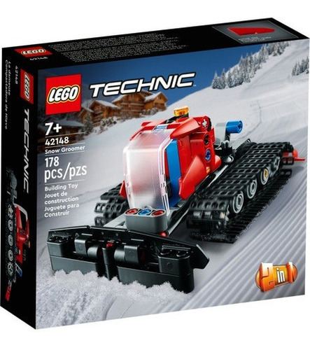 Kit Lego Technic 42148 Compactadora De Nieve (178 Piezas) 178