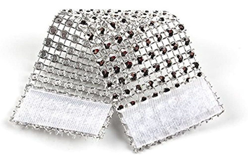 Elina Home Plastic Rhinestone Servilleteros Cum Holder Para