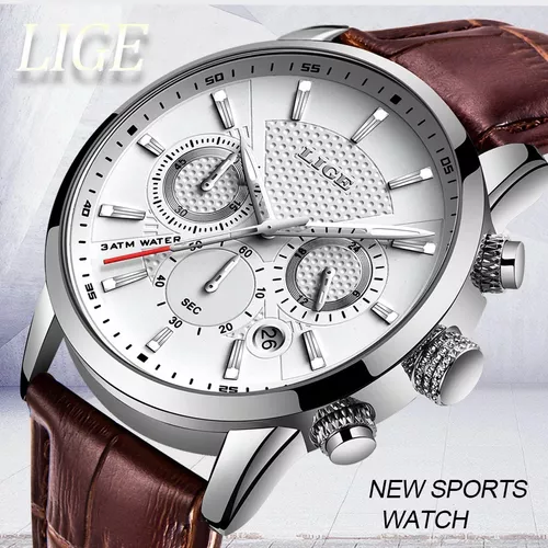 Relojes Hombre Deportivo Lige 9866 Pbc Crono